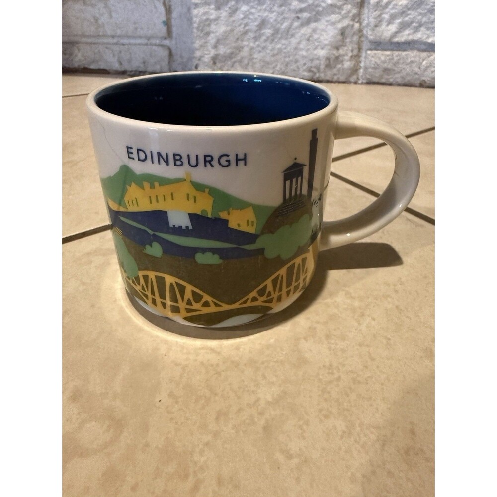 Starbucks You Are Here Edinburgh, Scotland 14 Fl Oz Coffe/Tea Mug
